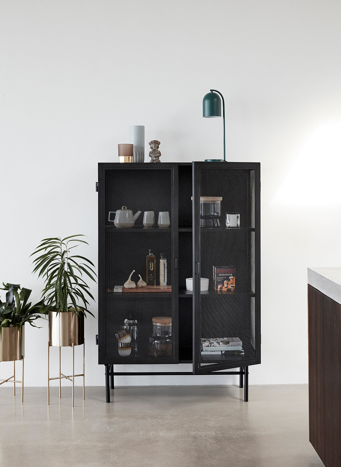 Edge Collaboration Doppelschwarz - 100x45xh150cm