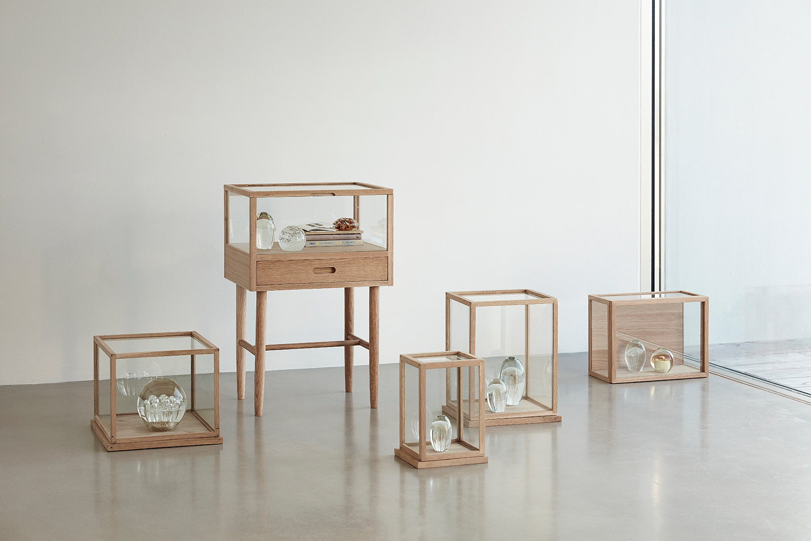 Spektakelausstellung Contrer Large Nature (Set von 2) - 22x16xh30, 32x28xh40cm