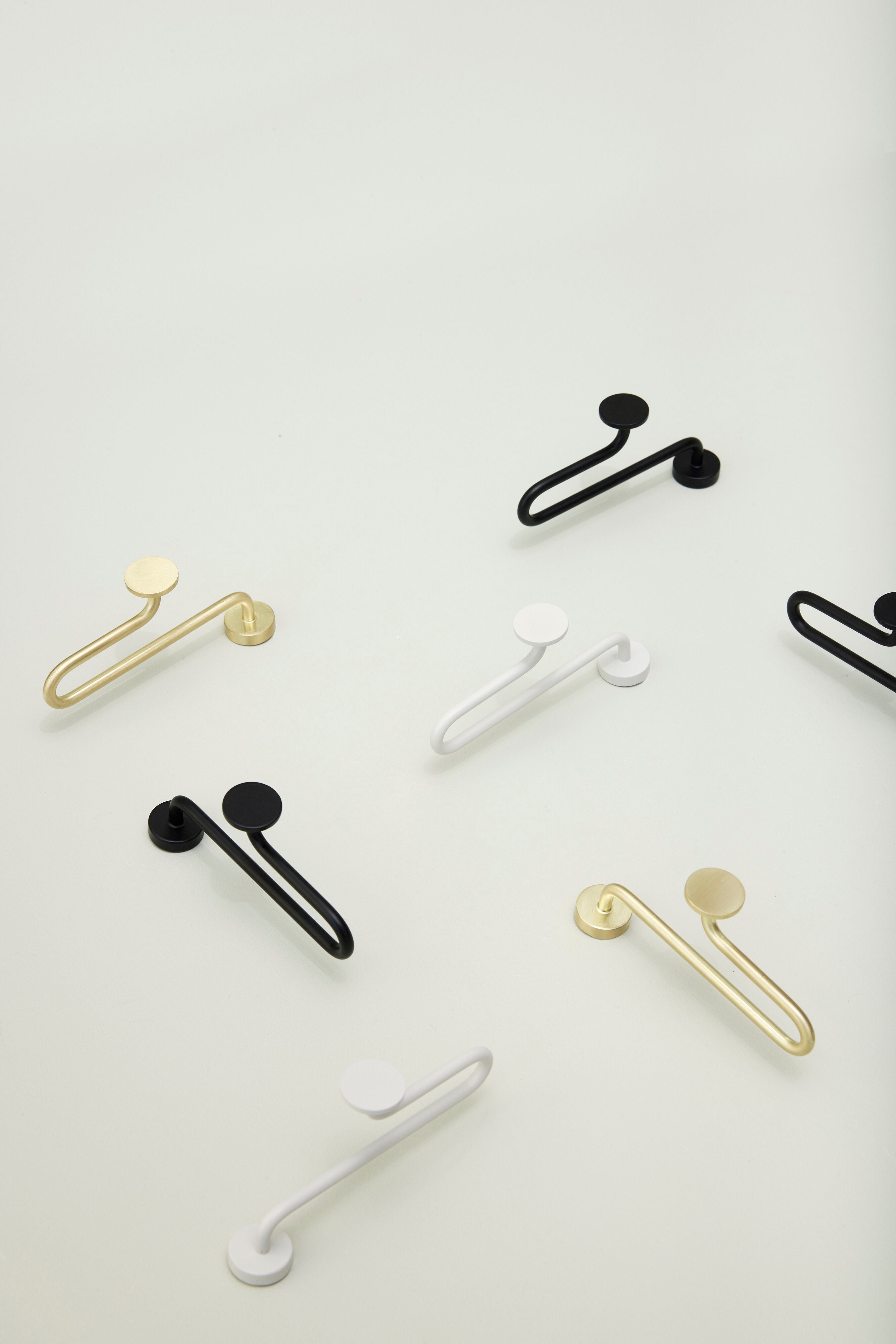 Schaukelhaken Schwarz - 7x2,5xh13cm