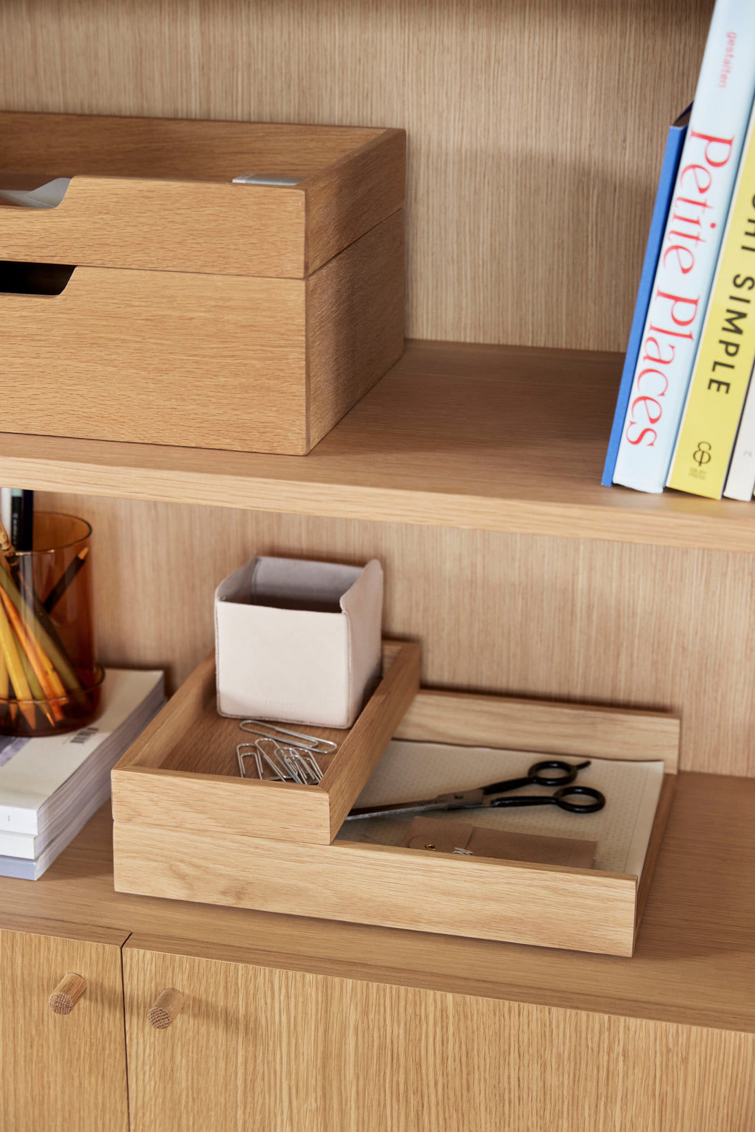 Hinweis Speicherbox Natur (Set von 2) - 35x24xh5, 35x24xh10cm