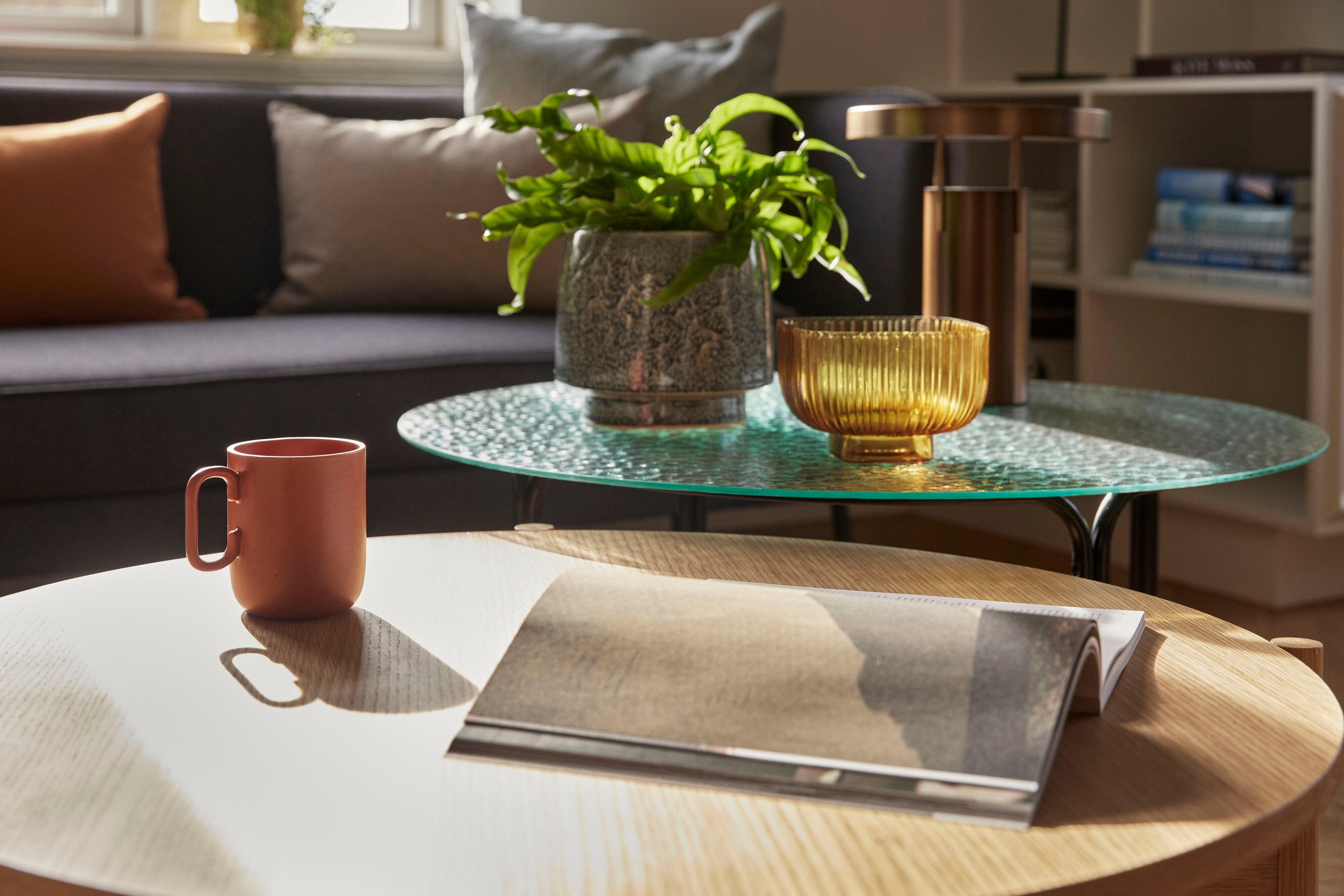 Heritage Couchtisch Natur - Ø86xh40cm