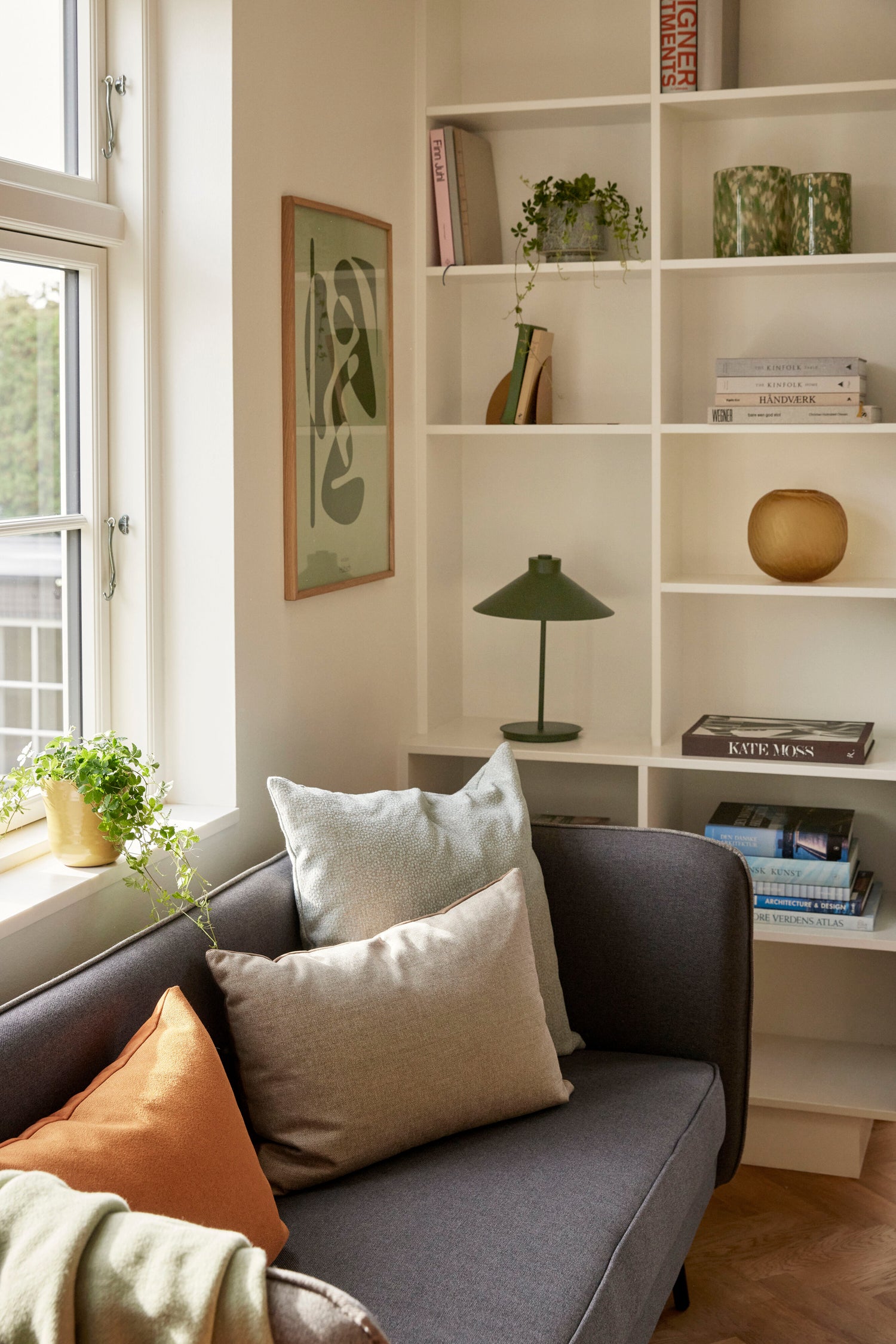 Luce Kerzenständer Grün (2er-Set) – ø13xh18, ø16xh20cm