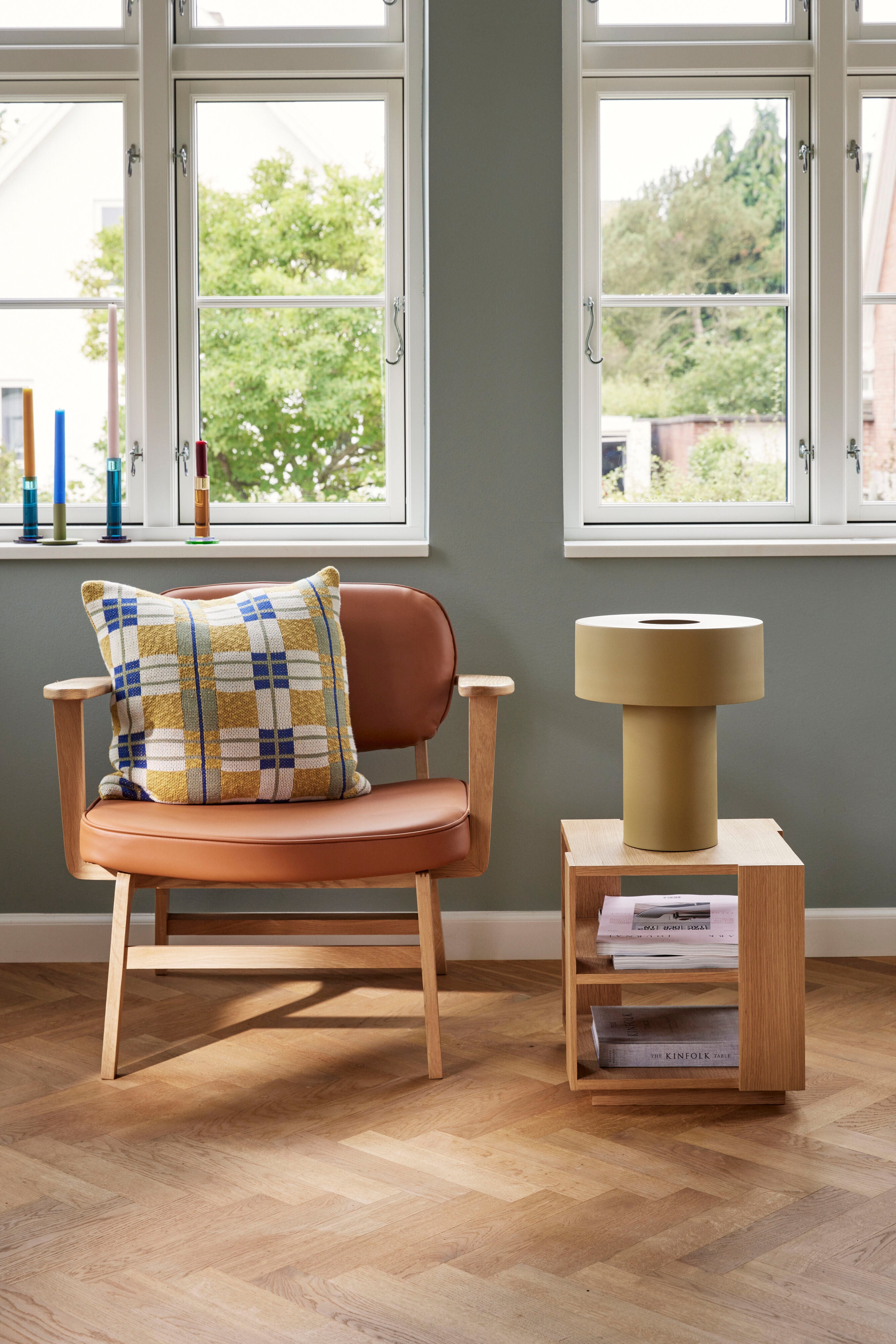 Haze Lounge Chair Brown/Natur - 80x64xh71cm