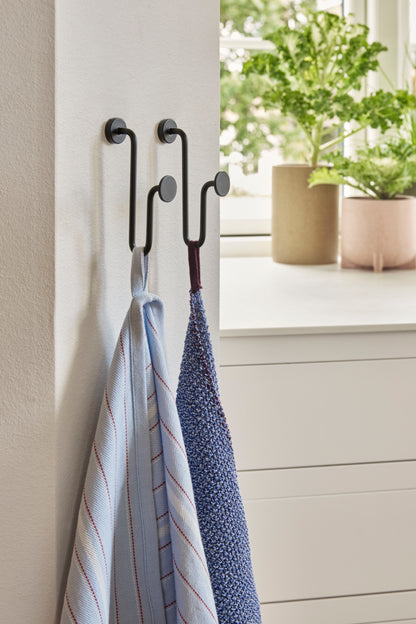 Schaukelhaken Schwarz - 7x2,5xh13cm