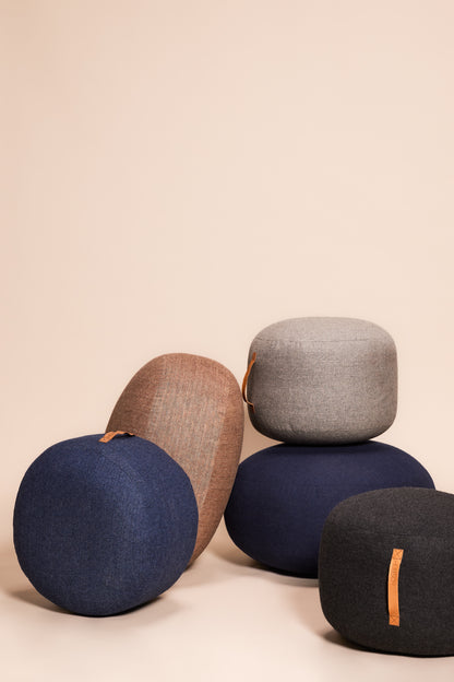 Mochi PUF Ø50 Grau - Ø50xh35cm
