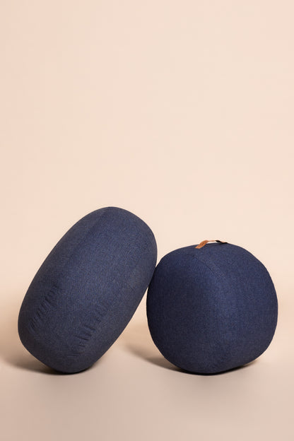 Mochi PUF Ø50 Blau - Ø50xh35cm