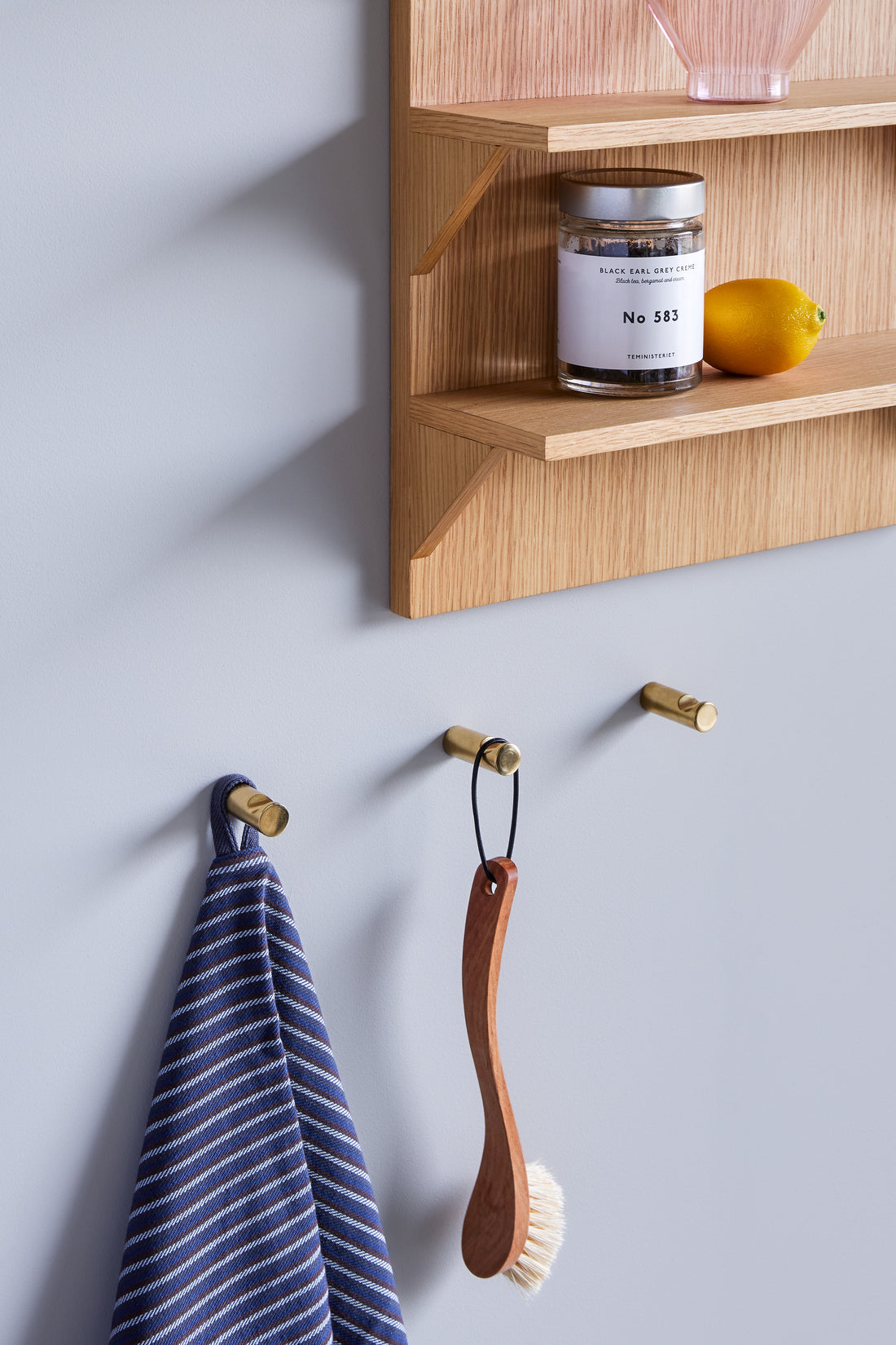 Dot Hook Messingfarbe - Ø2x5cm