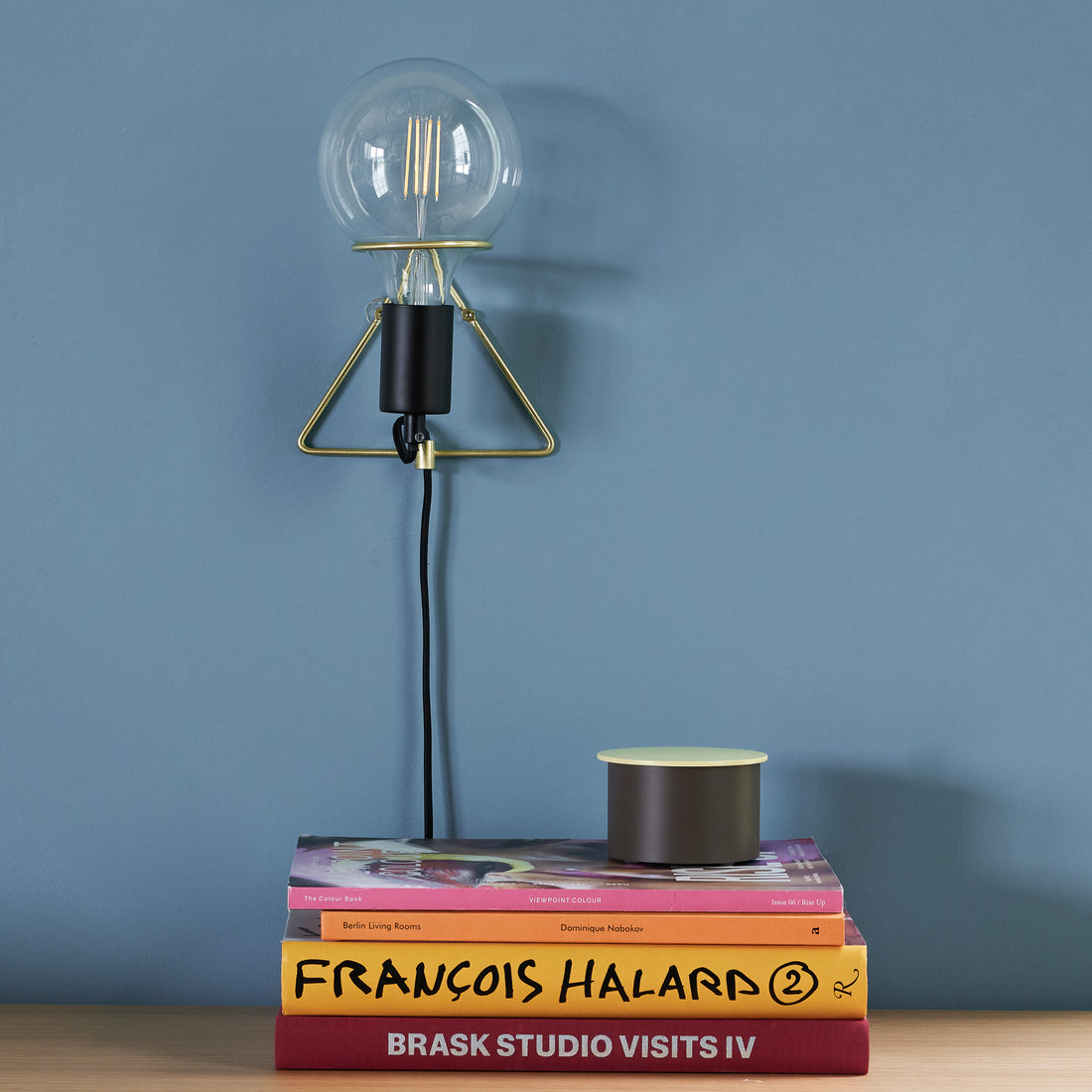 Eureka Wandlampe Messing Farbe/Schwarz - 14x15xh15cm, E27/40W