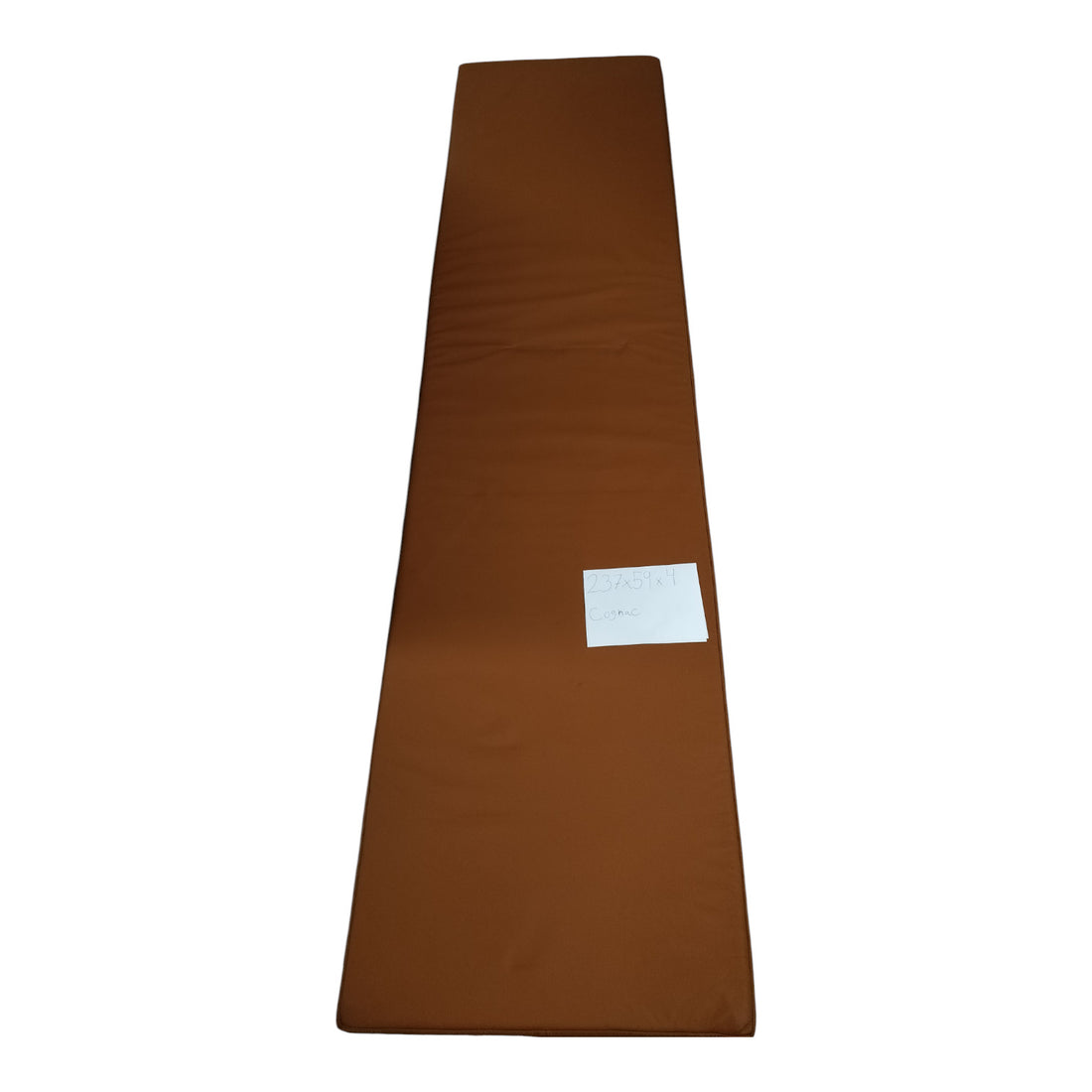 Rest viel - 237x59x4 cm in Cognac -Leder