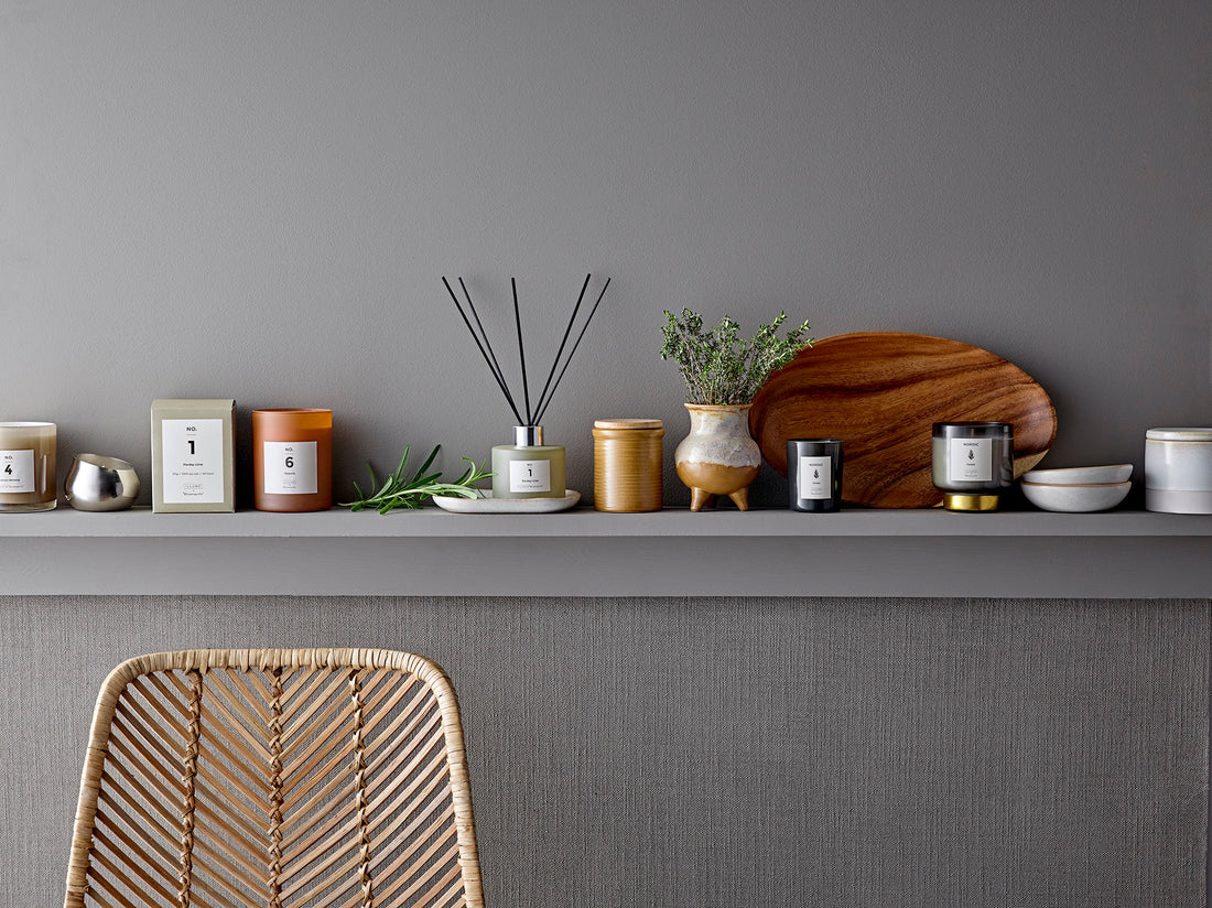 NO. 6 - Sequoia Duftlys, Brun, Naturlig Voks - ILLUME X BLOOMINGVILLE - DesignGaragen.dk