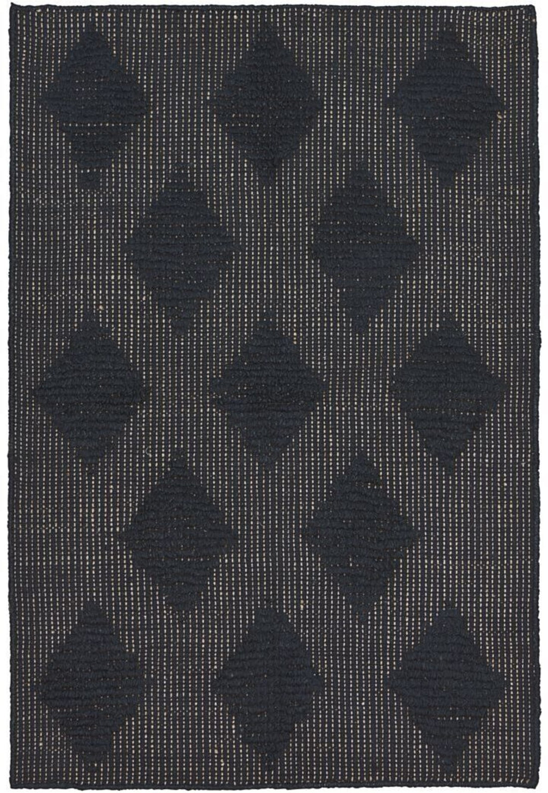 House Doctor Cubie Teppich 85x130 cm, schwarz