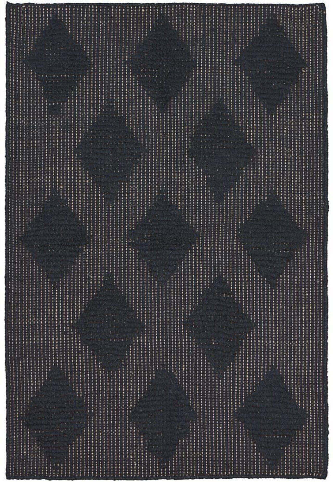 House Doctor Cubie Teppich 85x130 cm, schwarz