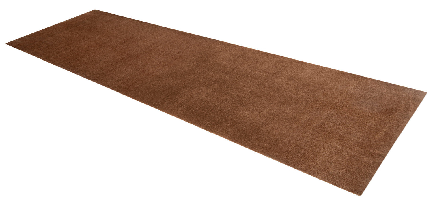 Decke/hatte 100 x 300 cm - Uni Color Cognac