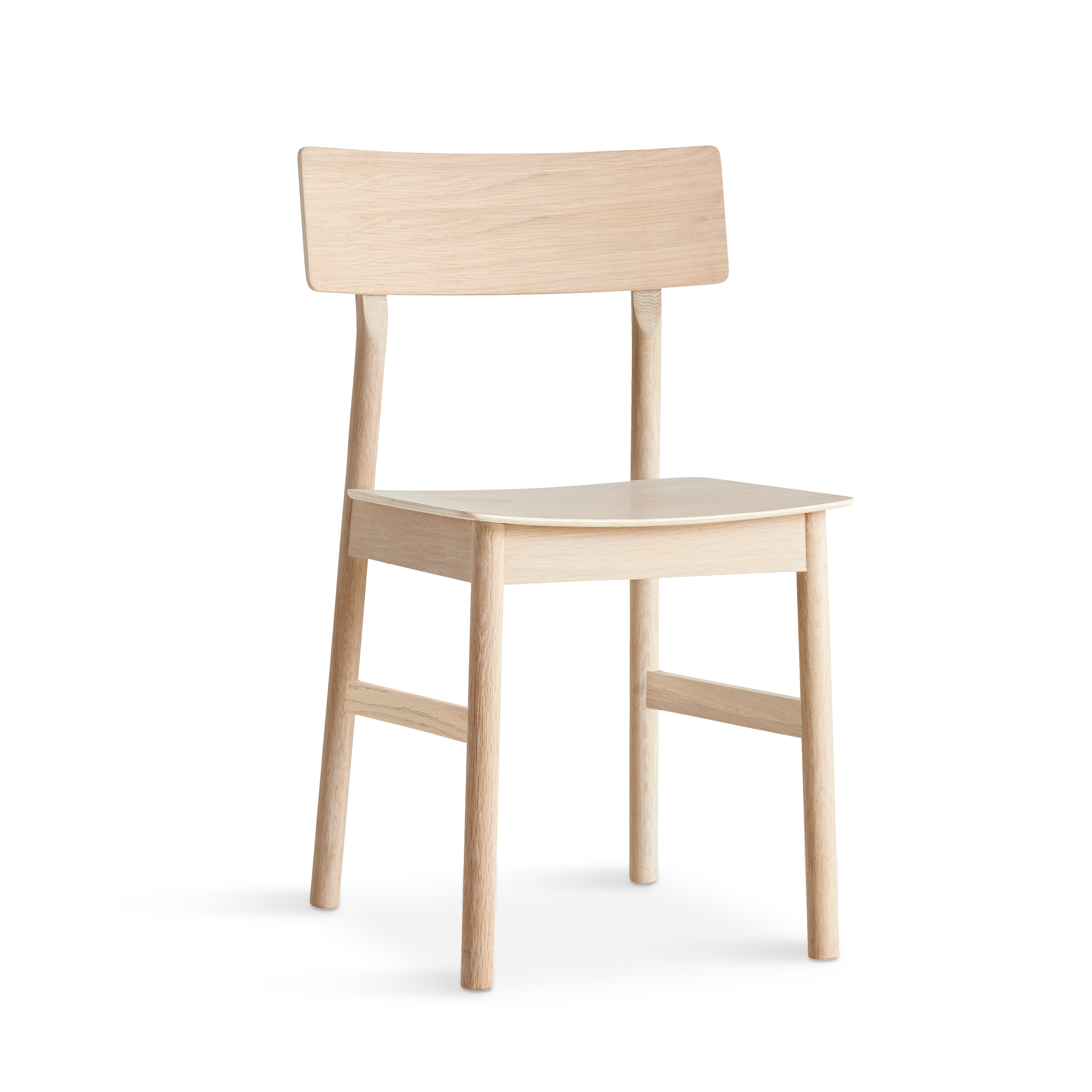 Woud - Pause Dining Chair 2.0 - Weißpigmentierende Eiche