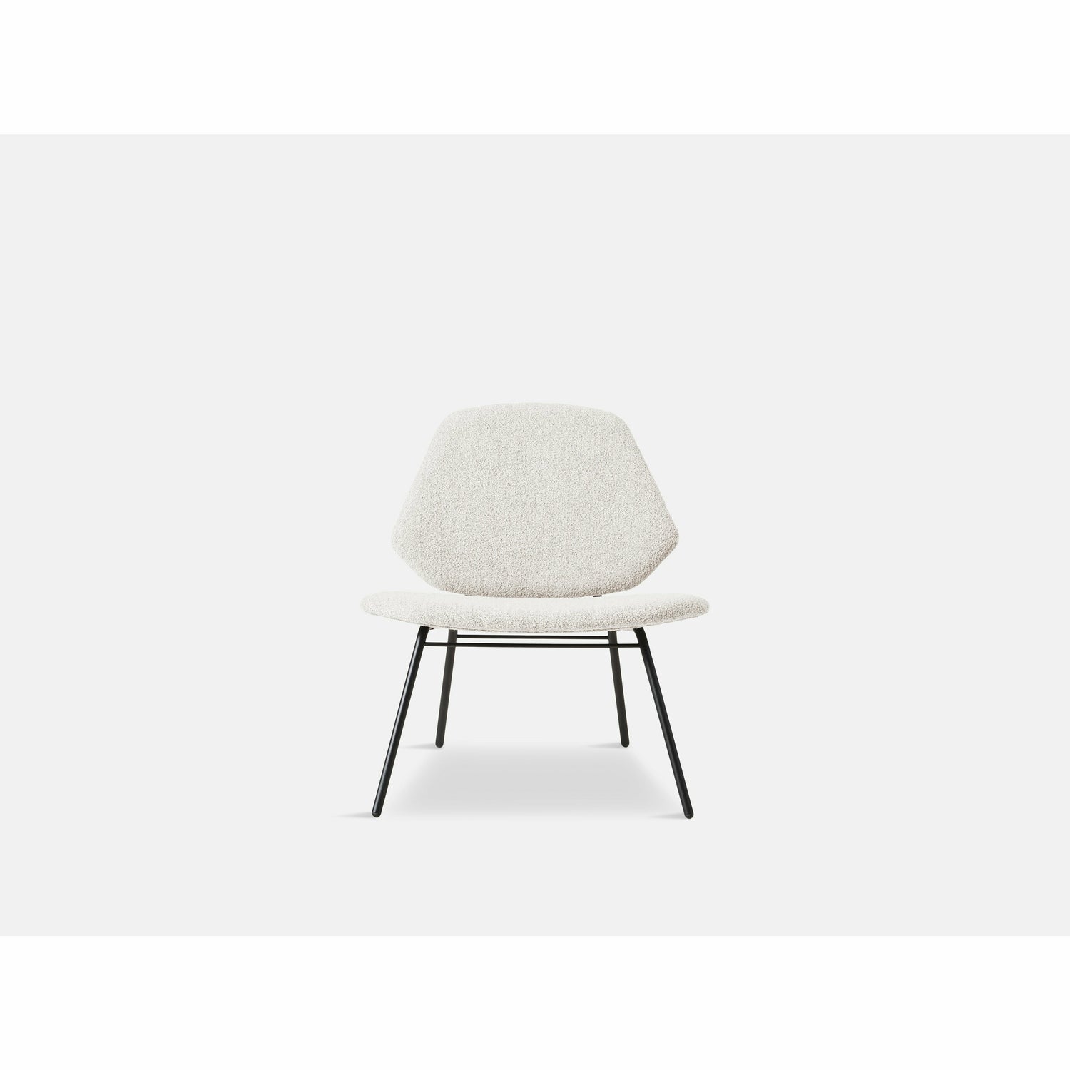 Woud - Lean Lounge Chair - Elfenbein