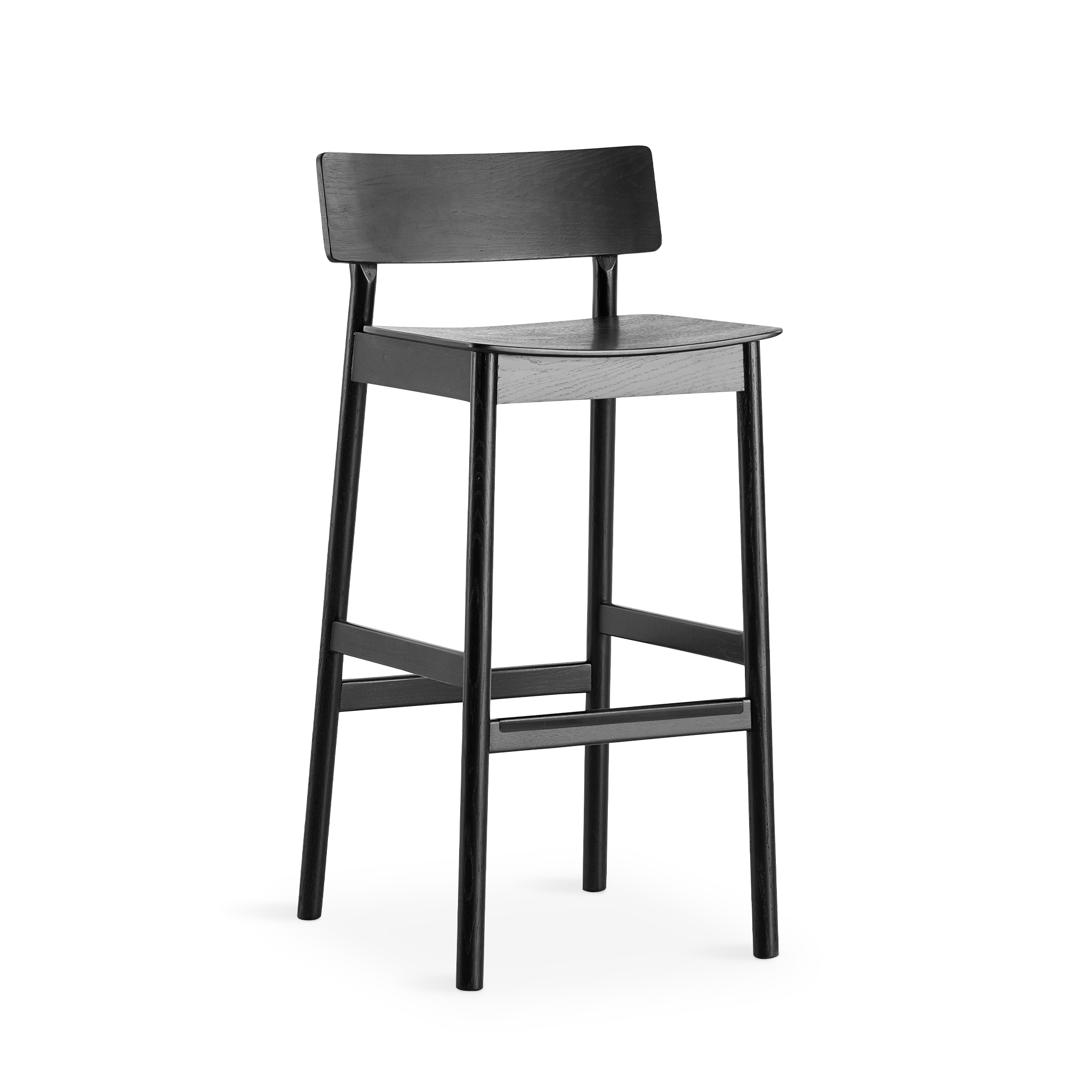 Woud - Pause Bar Stool 2.0 - Schwarz