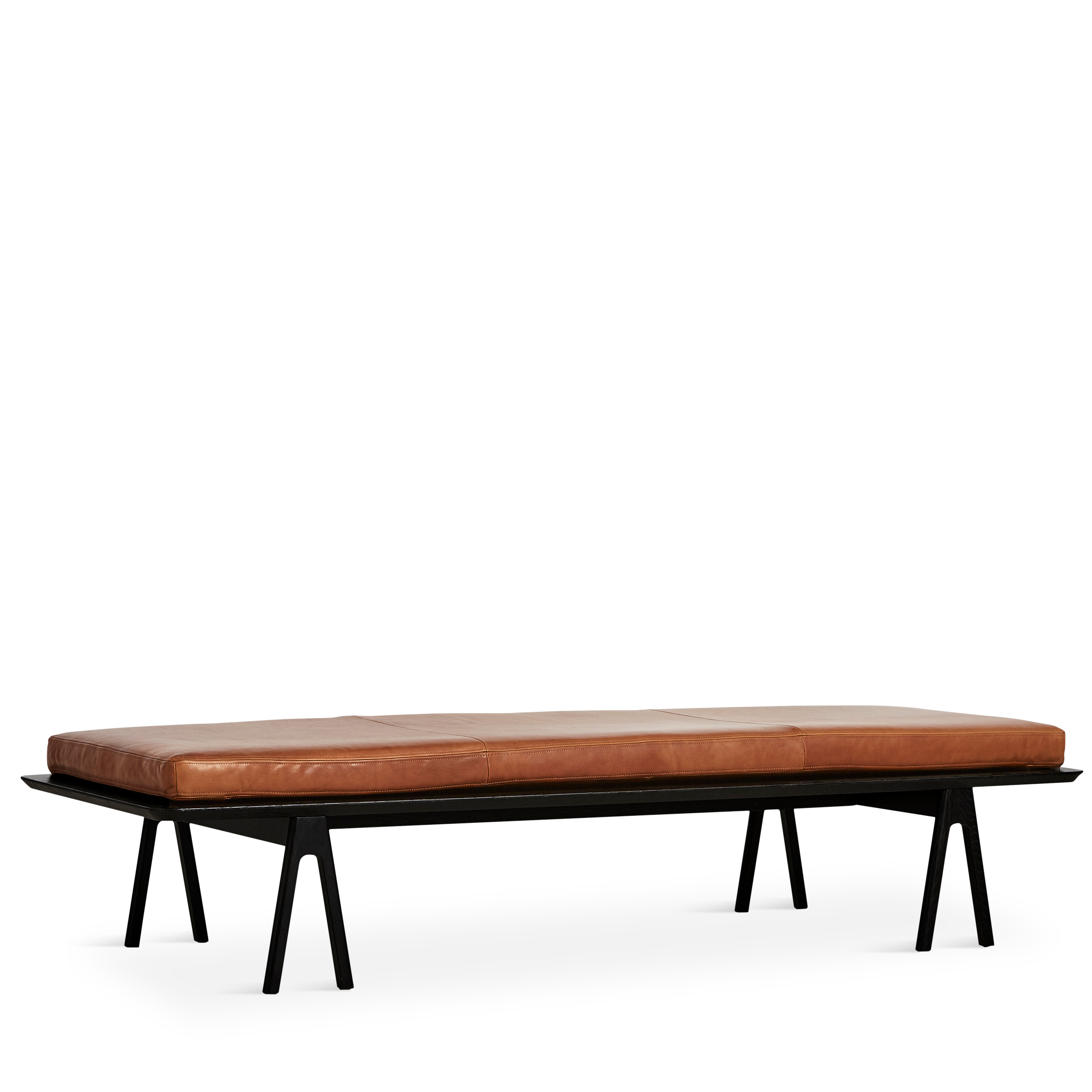 WOUD - Level daybed - Nougat/black 190x76,50x41 cm - WOUD - DesignGaragen.dk