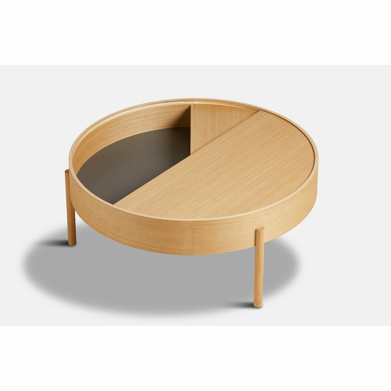 WOUD - Arc coffee table (89 cm) - Oiled oak - WOUD - DesignGaragen.dk