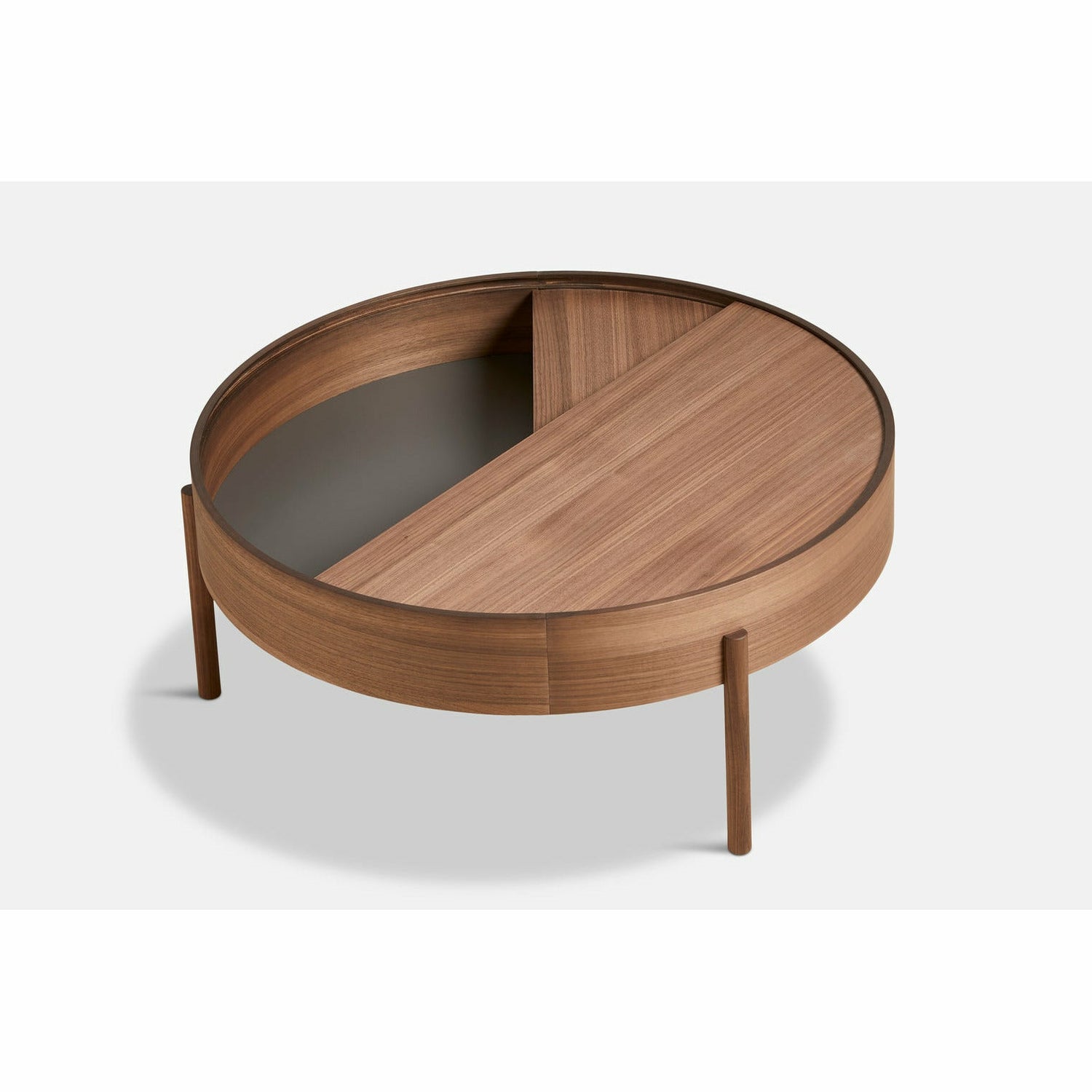 WOUD - Arc coffee table (89 cm) - Walnut - WOUD - DesignGaragen.dk