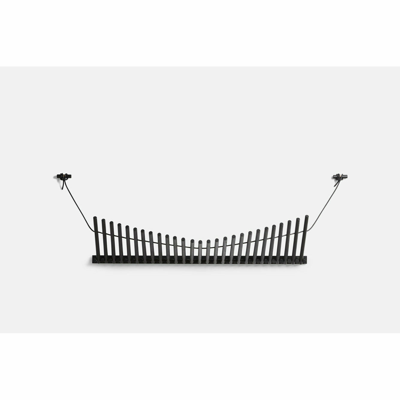 WOUD - Knaegt coat rack - Black/black - WOUD - DesignGaragen.dk