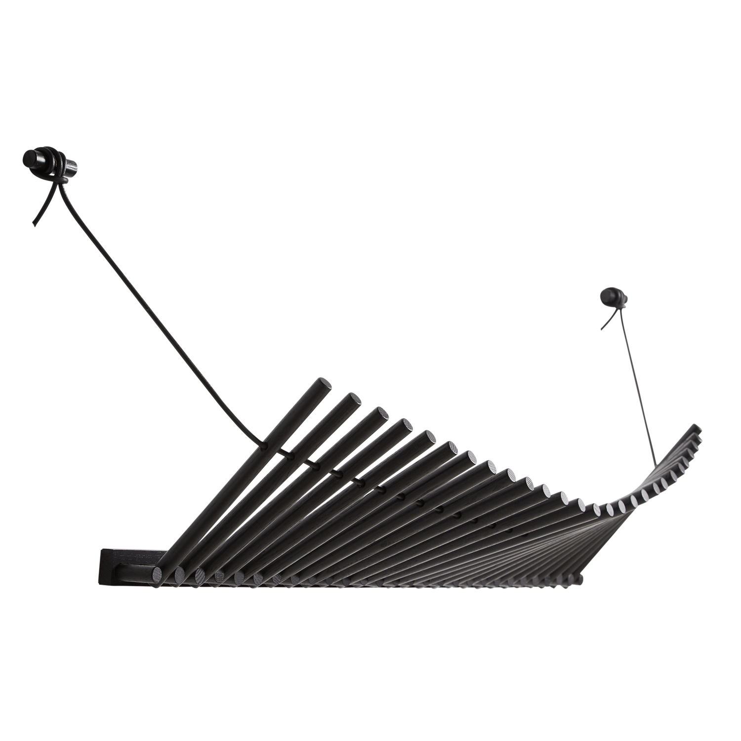 WOUD - Knaegt coat rack - Black/black - WOUD - DesignGaragen.dk