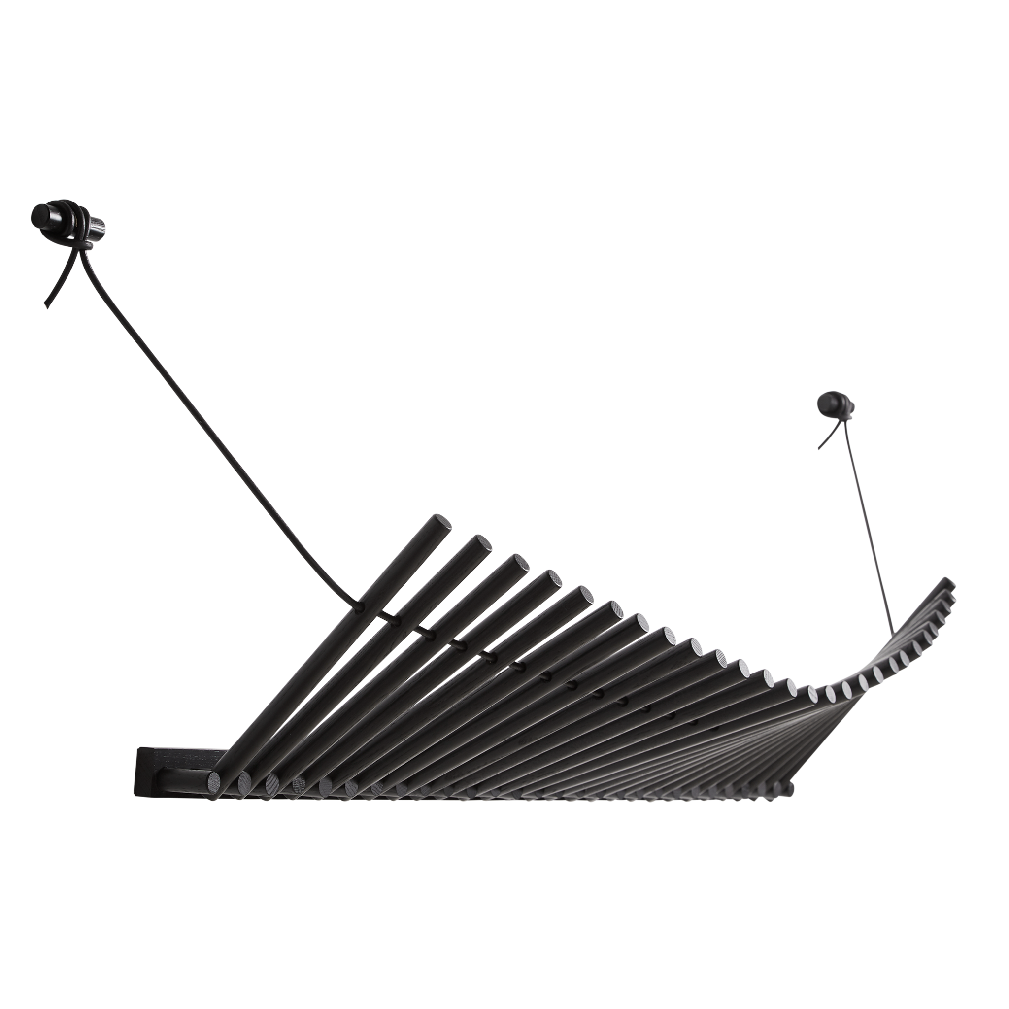WOUD - Knaegt coat rack - Black/black - WOUD - DesignGaragen.dk