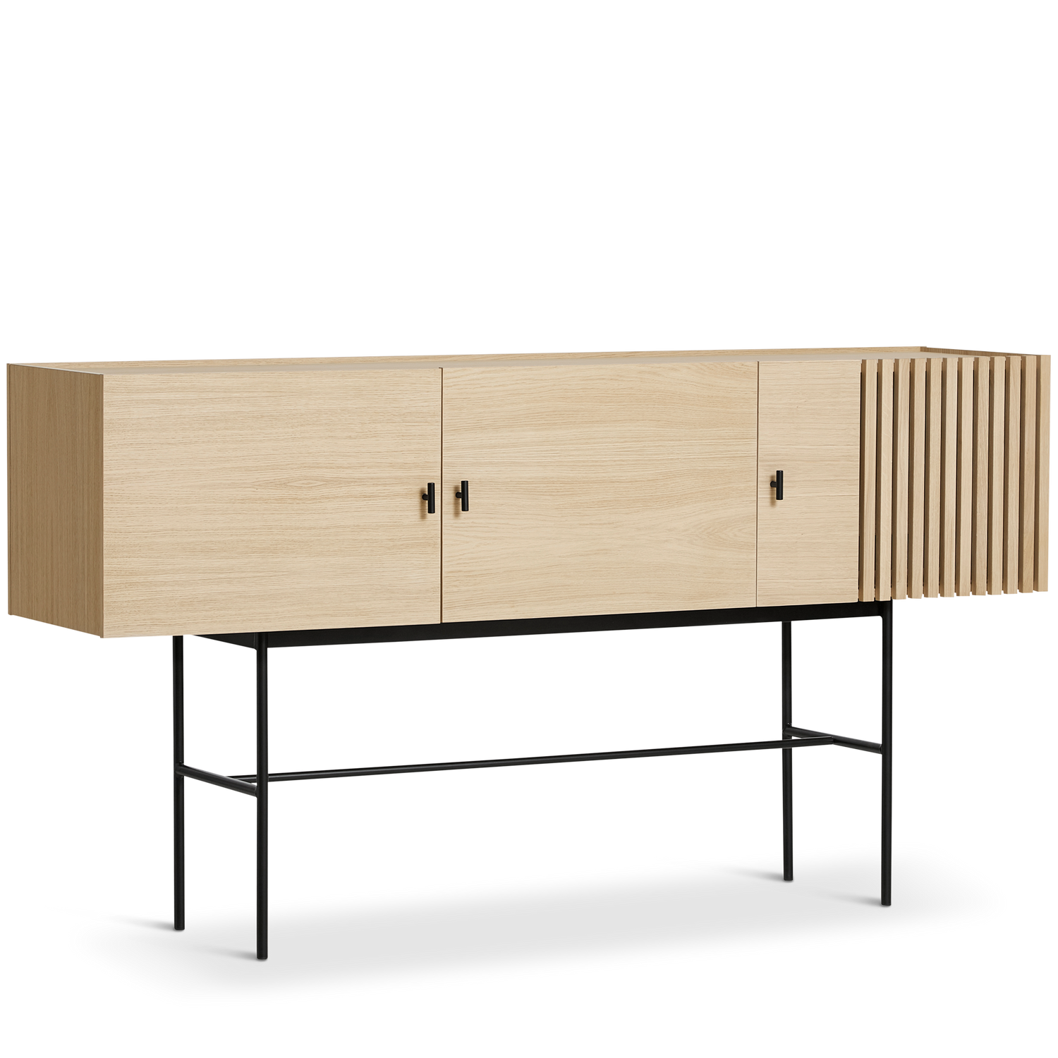 Woud - Array Sideboard (180 cm) - Weißpigmentierter Eiche