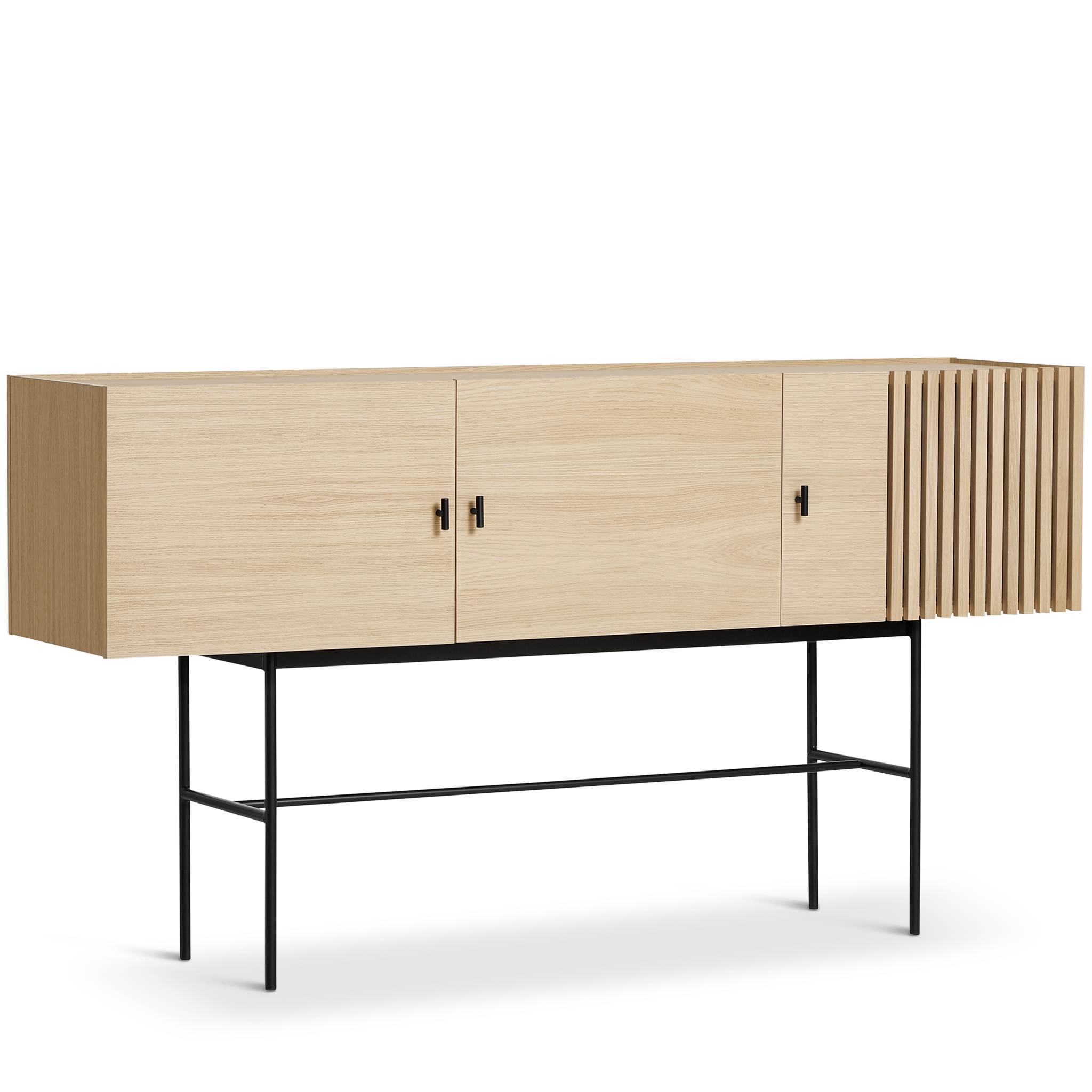 Woud - Array Sideboard (180 cm) - Weißpigmentierter Eiche