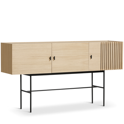 Woud - Array Sideboard (180 cm) - Weißpigmentierter Eiche