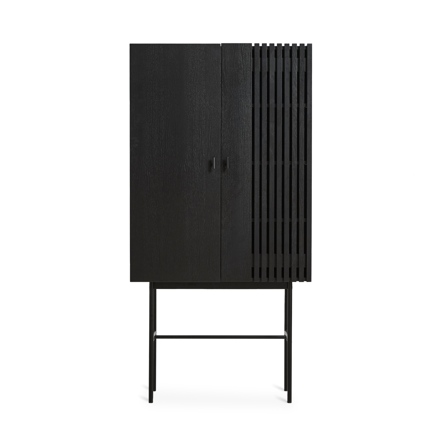 Woud - Array Highboard (80 cm) - Schwarz