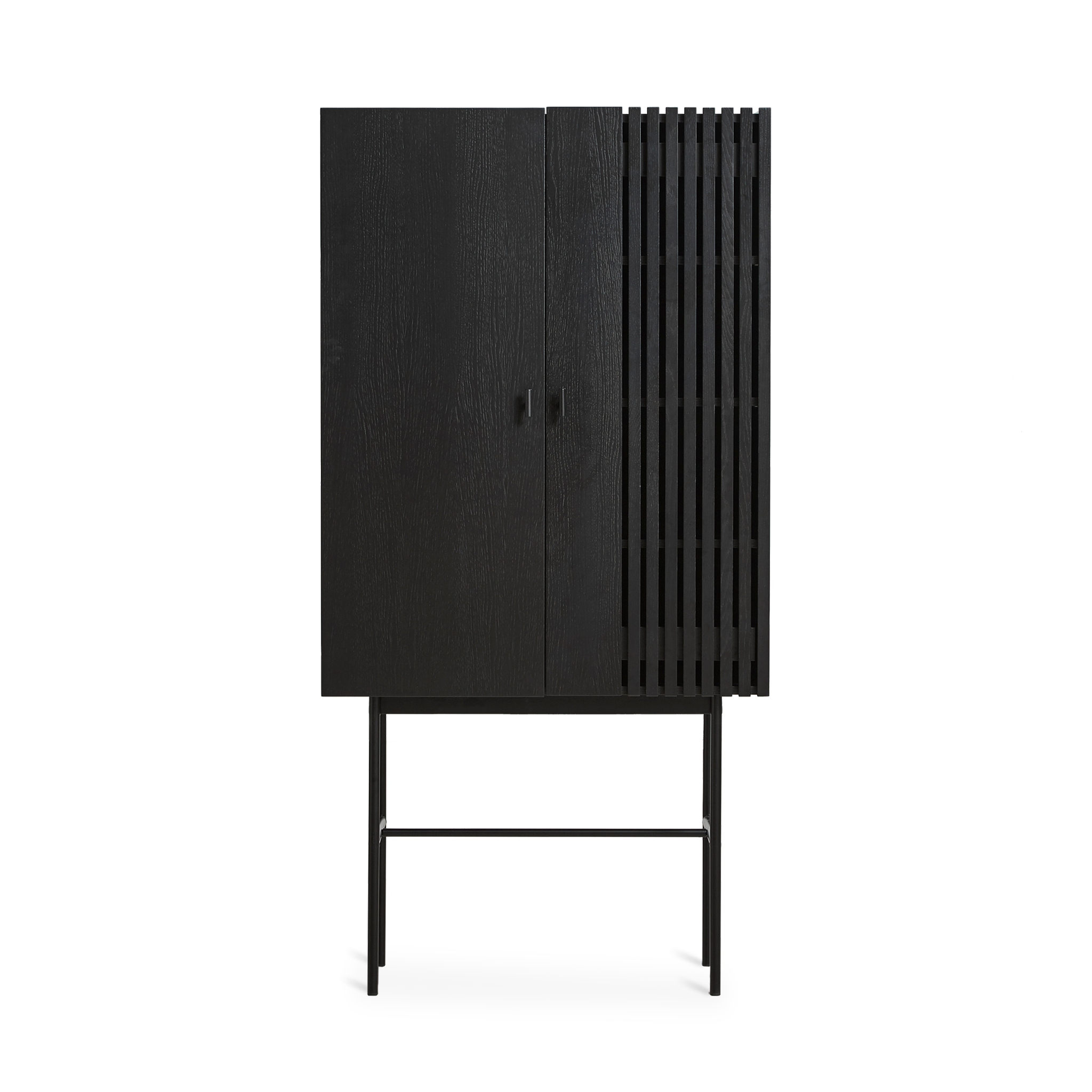 Woud - Array Highboard (80 cm) - Schwarz