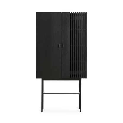 Woud - Array Highboard (80 cm) - Schwarz