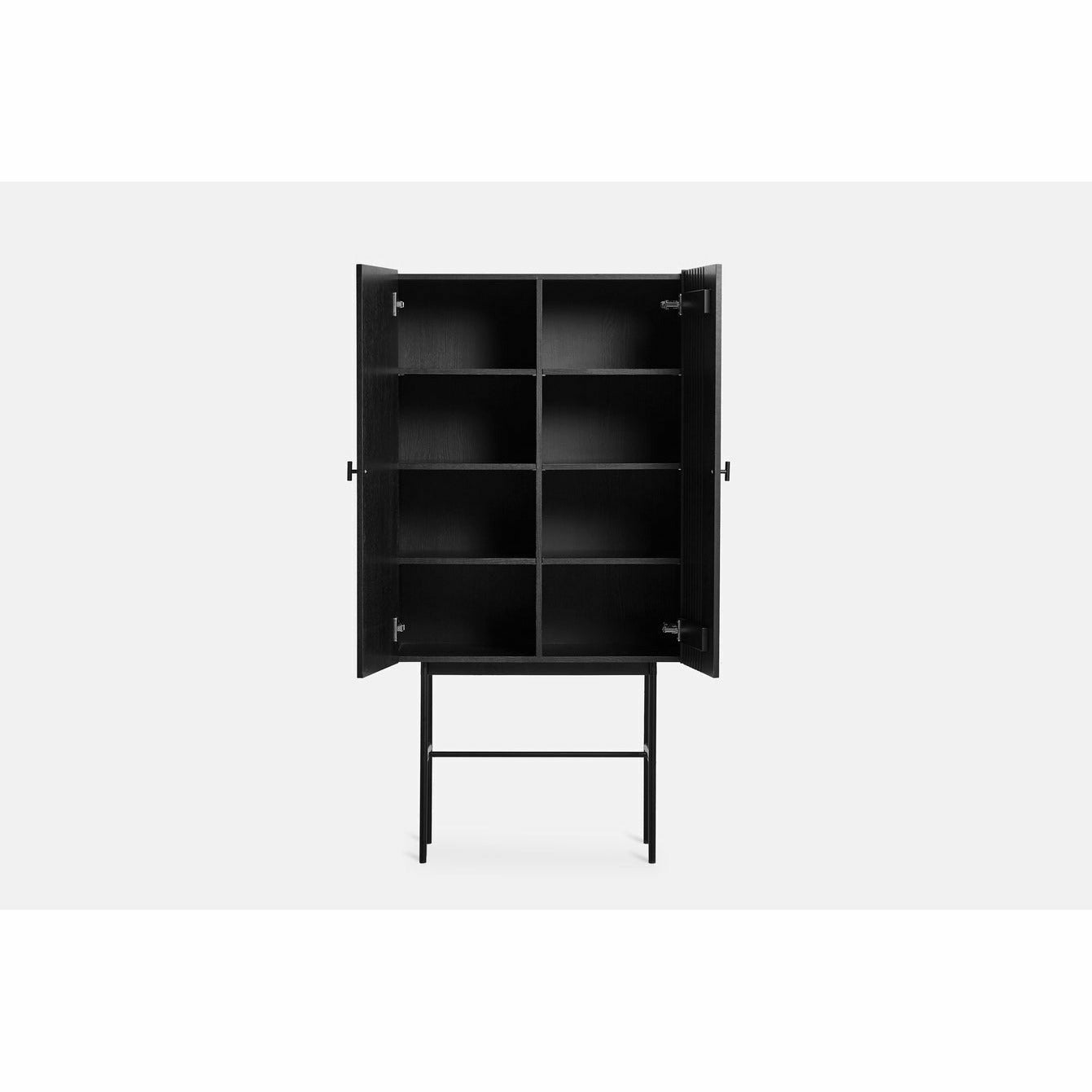 Woud - Array Highboard (80 cm) - Schwarz