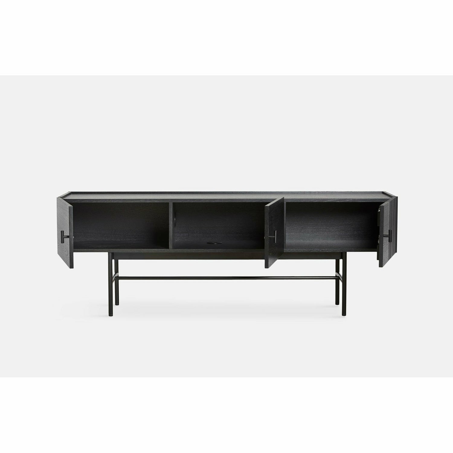 Woud - Array Low Sideboard (150 cm) - Schwarz