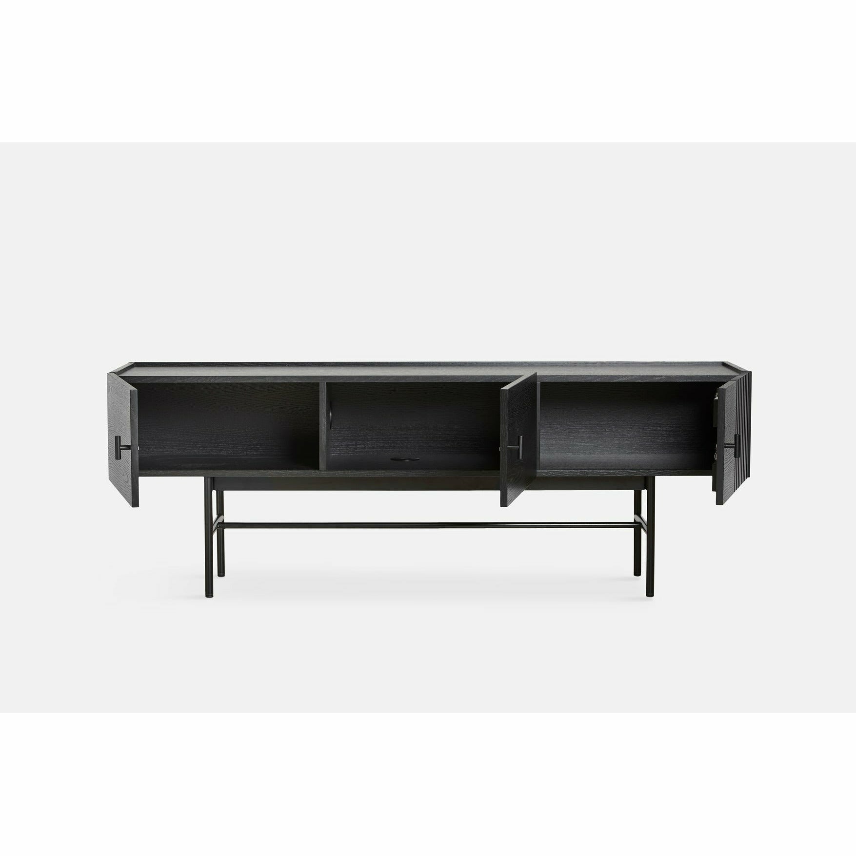 Woud - Array Low Sideboard (150 cm) - Schwarz