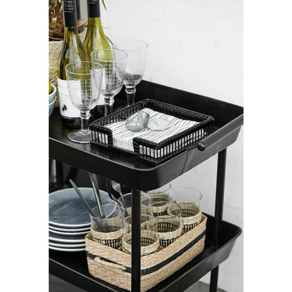 Nordal Rullebord i jern - 66x41 - sort - Nordal - DesignGaragen.dk