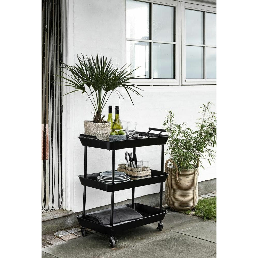 Nordal Rullebord i jern - 66x41 - sort - Nordal - DesignGaragen.dk
