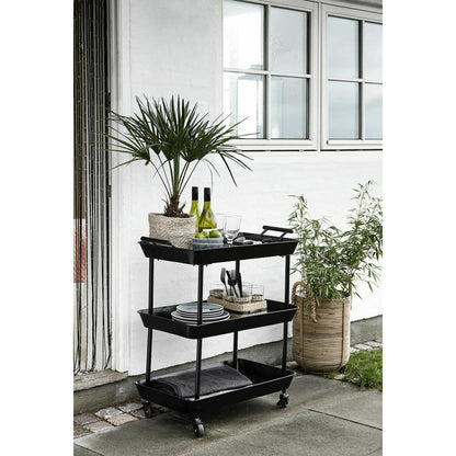 Nordal Rullebord i jern - 66x41 - sort - Nordal - DesignGaragen.dk