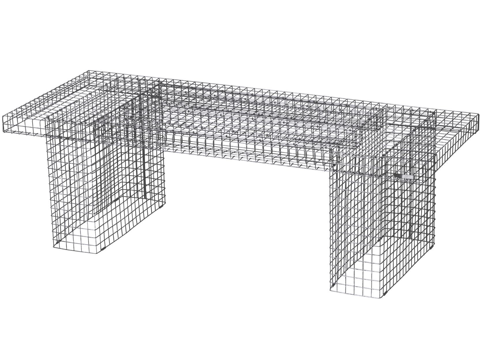 Kalager Design Couchtisch, Alu Zinc