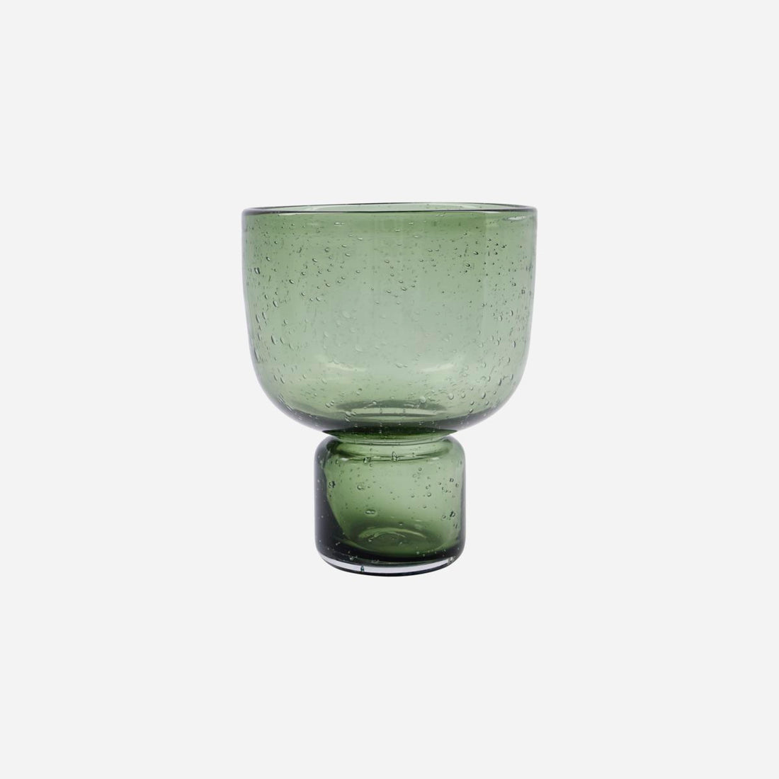 Hausarzt Vase, Farida, Olive Green-H: 22 cm, Dia: 17 cm