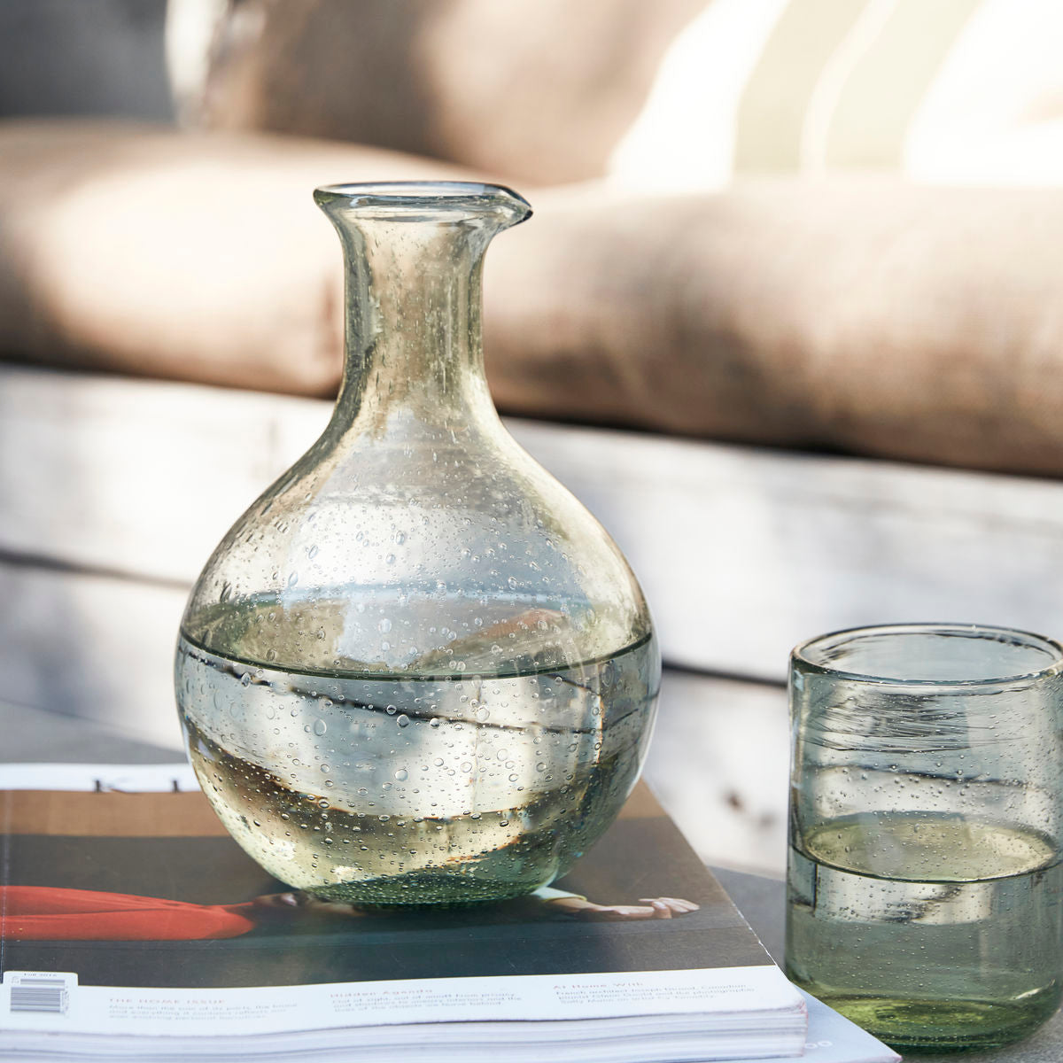 Haus Doctor Krug, reich, hellgrün-h: 21 cm, dia: 15 cm