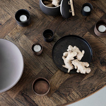 Hausarzt - Lighthouse -Stadium, Definieren, antikes Kupfer - H: 5 cm, Dia: 8 cm