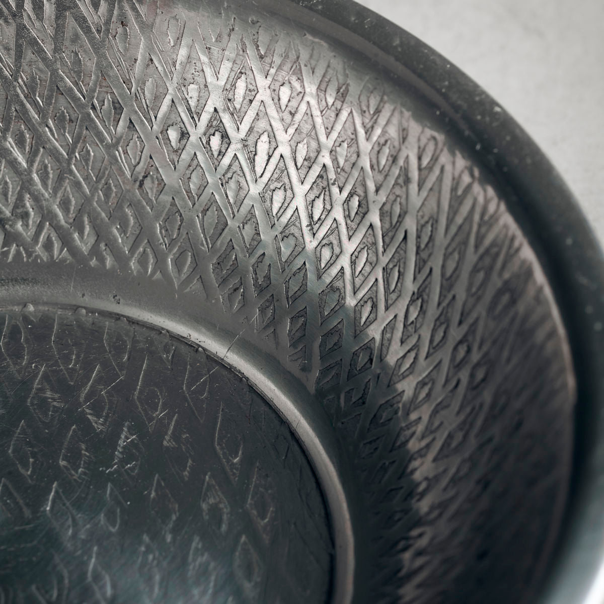 Hausarzt - Bakke, Tura, antikes Silber - H: 4 cm, Dia: 12 cm