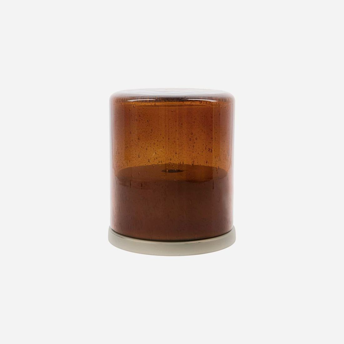 Hausarzttischlampe, Petit, Amber-H: 15 cm, Dia: 13 cm