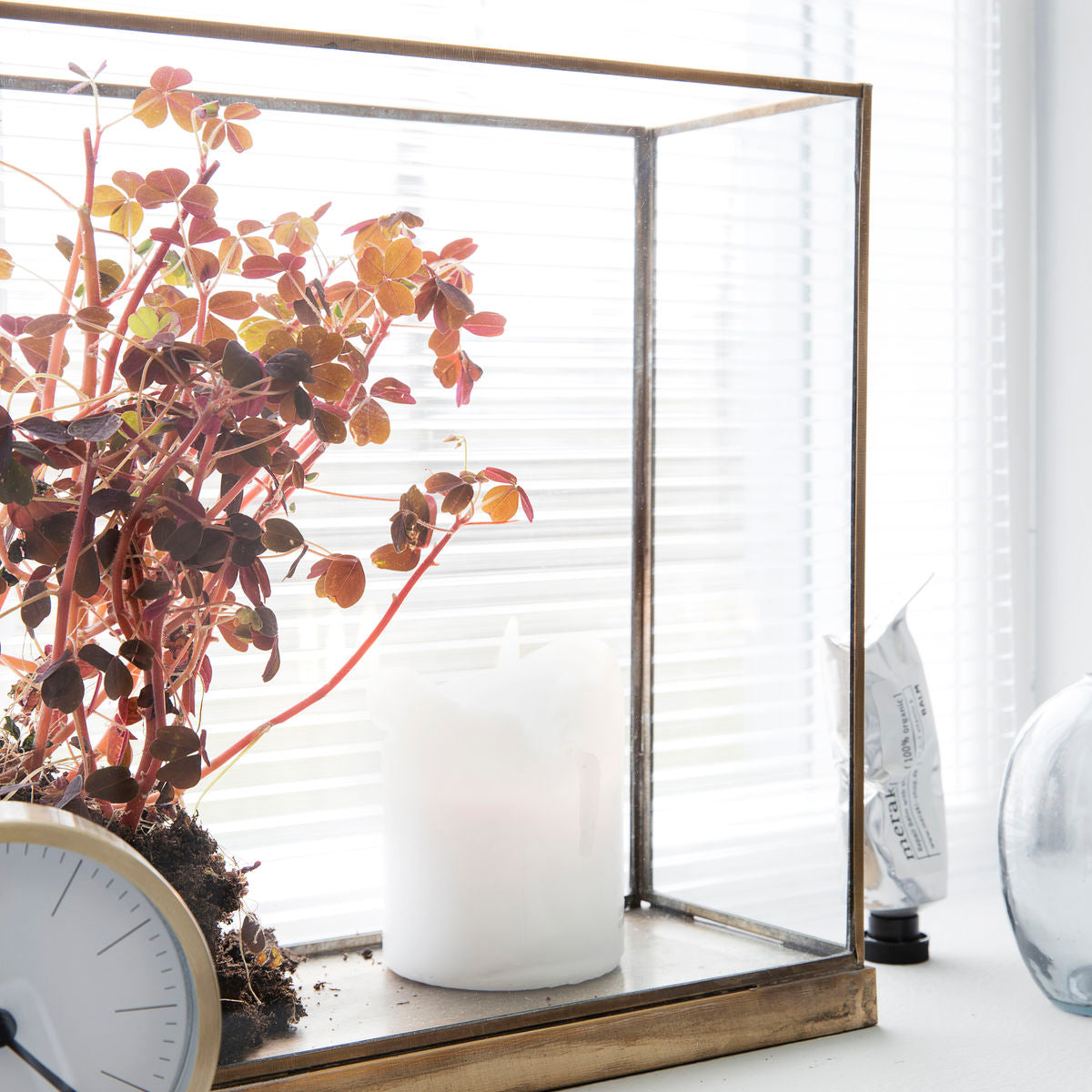 House Doctor – Vitrine, Antik-Metallic – L: 40 cm, B: 11 cm, H: 27 cm