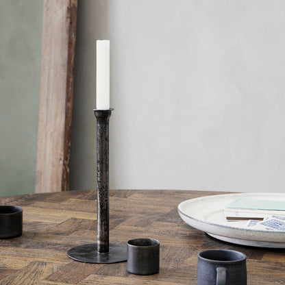 Hausarzt - Candlestick, Latuna, antikes Kupfer - H: 27 cm, Dia: 12,5 cm