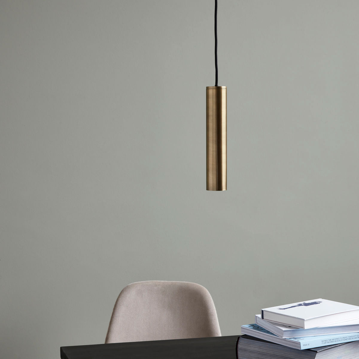 Hausarztlampe, Pin, Messing-L: 25 cm, Dia: 5 cm