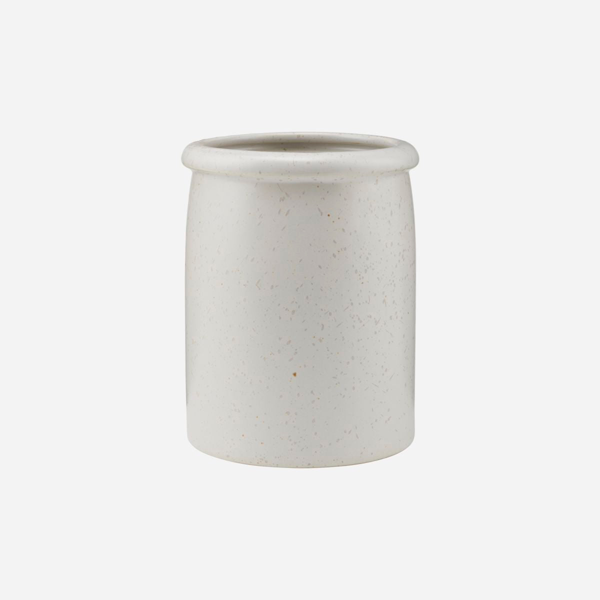 Haus Doctor-Jar, Pion, Grau/Weiß-H: 15 cm, Dia: 11,5 cm