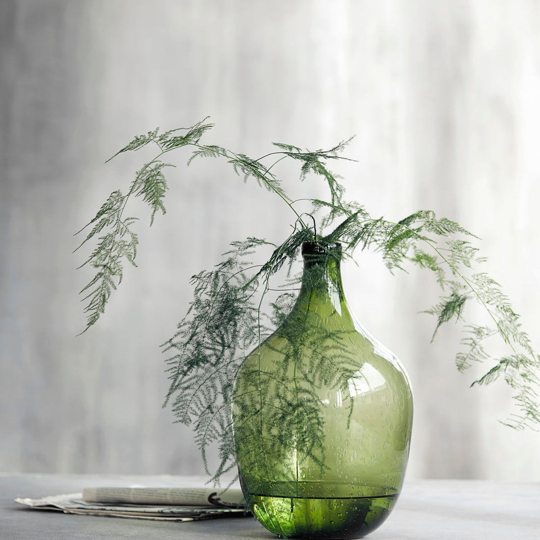 Hausarzt - Vase / Flasche, Rec, Hellgrün - H: 30 cm, Durchmesser: 19,5 cm