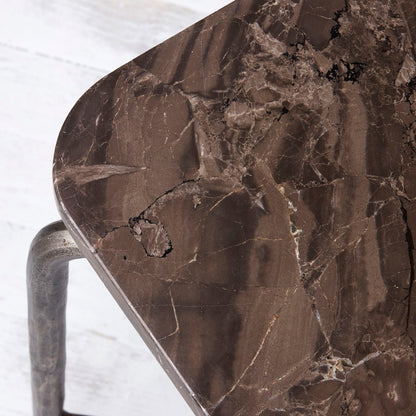 House Doctor - Couchtisch, Quadratisch, Braun - L: 80 cm, B: 80 cm, H: 45 cm